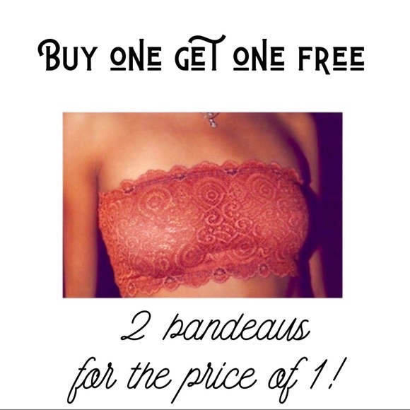 🥳 FP SALE! Buy 2 for the price of 1 Lace Bandeau - Picture 1 of 8